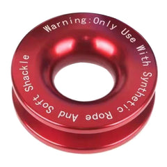 Winch Snatch Block Pulley Towing Rings Soft Shackle Snatchs Recovery Rings