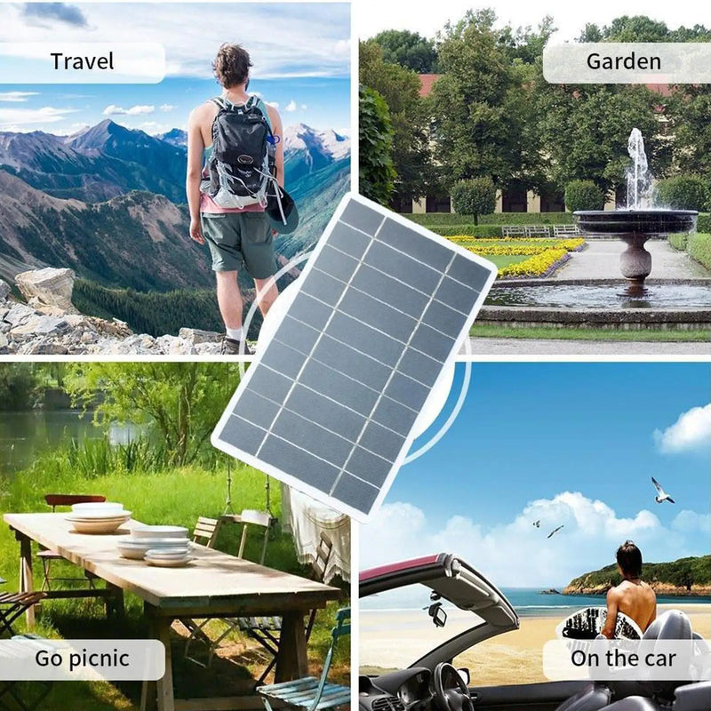 Portable USB Solar Panel Power Bank