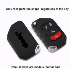 Case Holder Key Fob Cover SkinFor Jeep 2020 2021 Gladiator JT Sahara JLU 2018 2019 Jeep Wrangler JL JLU Rubicon