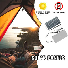 Portable USB Solar Panel Power Bank