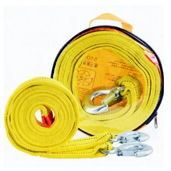 5 Ton 4 Meter Tow Rope For Truck Snatch Strap Off-road Towing Ropes Trailer Winch Cable Belt Car Traction 1pc