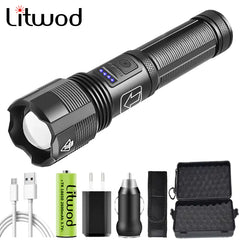 Tactical USB Charging Led Flashlight